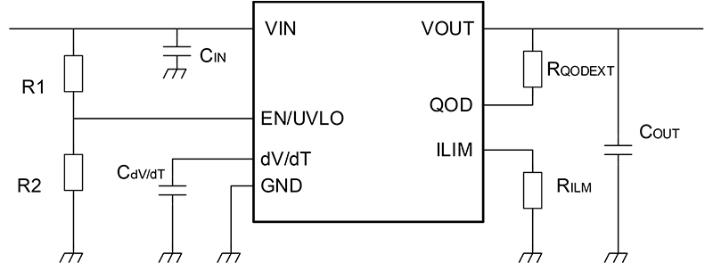 Example of a rapid output discharge circuit using TCKE9xxQNA