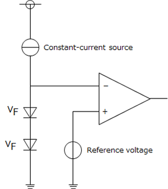 Figure 1 Temperature detection circuit