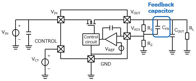 feedback capacitor