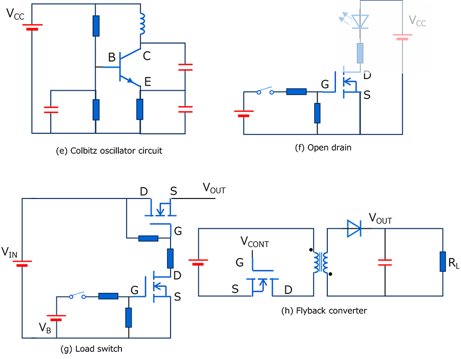 Fig. 10  Example of a circuit using a transistor