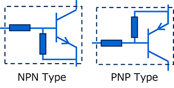 Fig. 4 Bias resistor built-in transistors (BRTs)