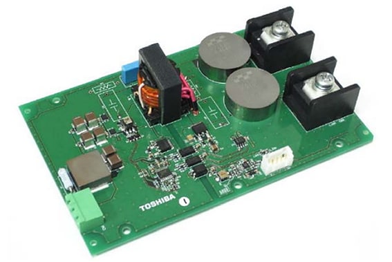 Figure 4: A half-bridge DC-DC converter reference design supporting the 48 V bus system.