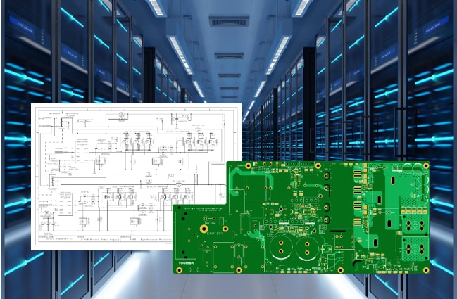 Reference Design of High Efficiency Power Supply for Server More efficient than earlier reference designs with the same circuit topology thanks to the latest semiconductor devices.