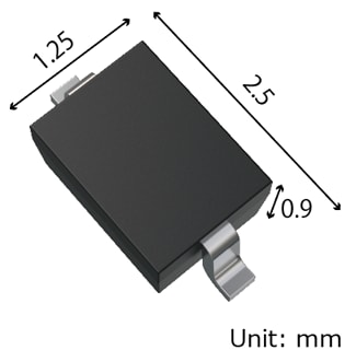 Figure 2. Package dimension diagram of SOD-323 (USC)