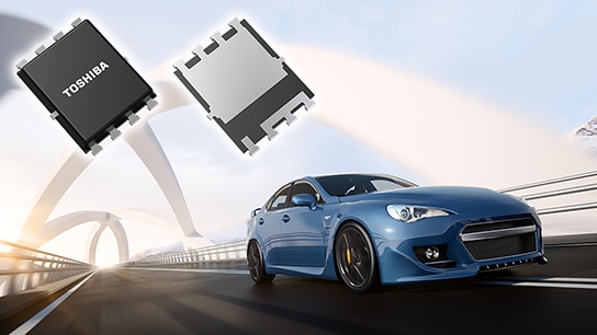 車載機器の高効率化・大電流化に貢献するSOP Advance(EWF)パッケージ採用 40V耐圧NチャネルパワーMOSFET「XPMR7404PB」