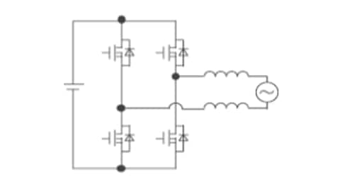 Figure 1: Schematic diagram 2kVA output single-phase inverter