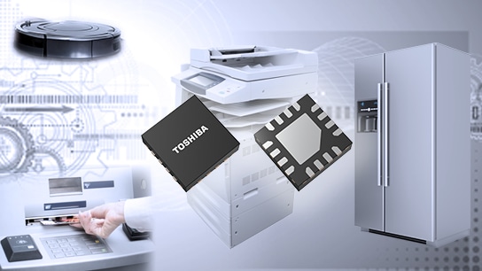 Toshiba Releases Brushed DC Motor Driver IC with Small Package, Contributing to Equipment Miniaturization