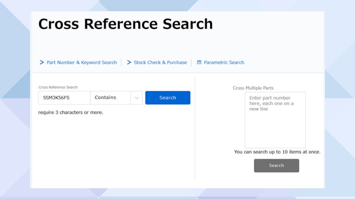 Cross Multiple Parts