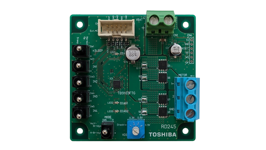 Automotive Brushed DC Motor Control Circuit Using TB9103FTG