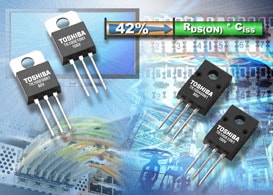 Toshiba Ultra-Efficient, High-Speed, Low Voltage MOSFETs