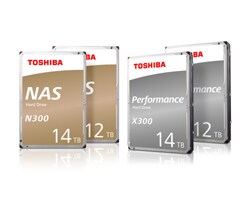 Toshiba 12TB and 14TB NAS and X300
